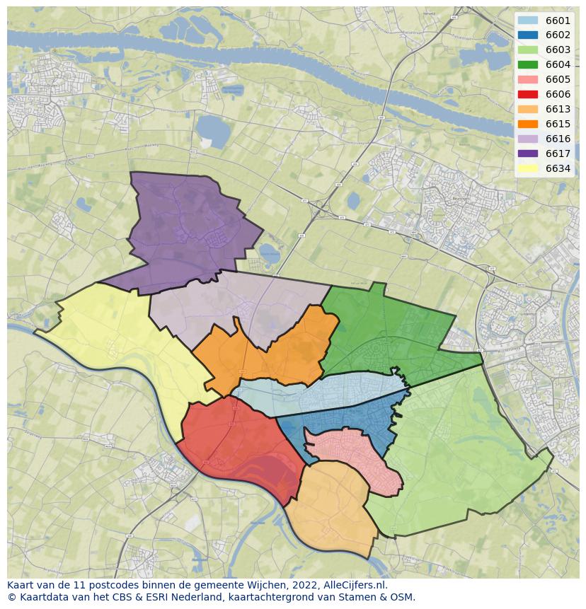 Gemeente kaart wijchen